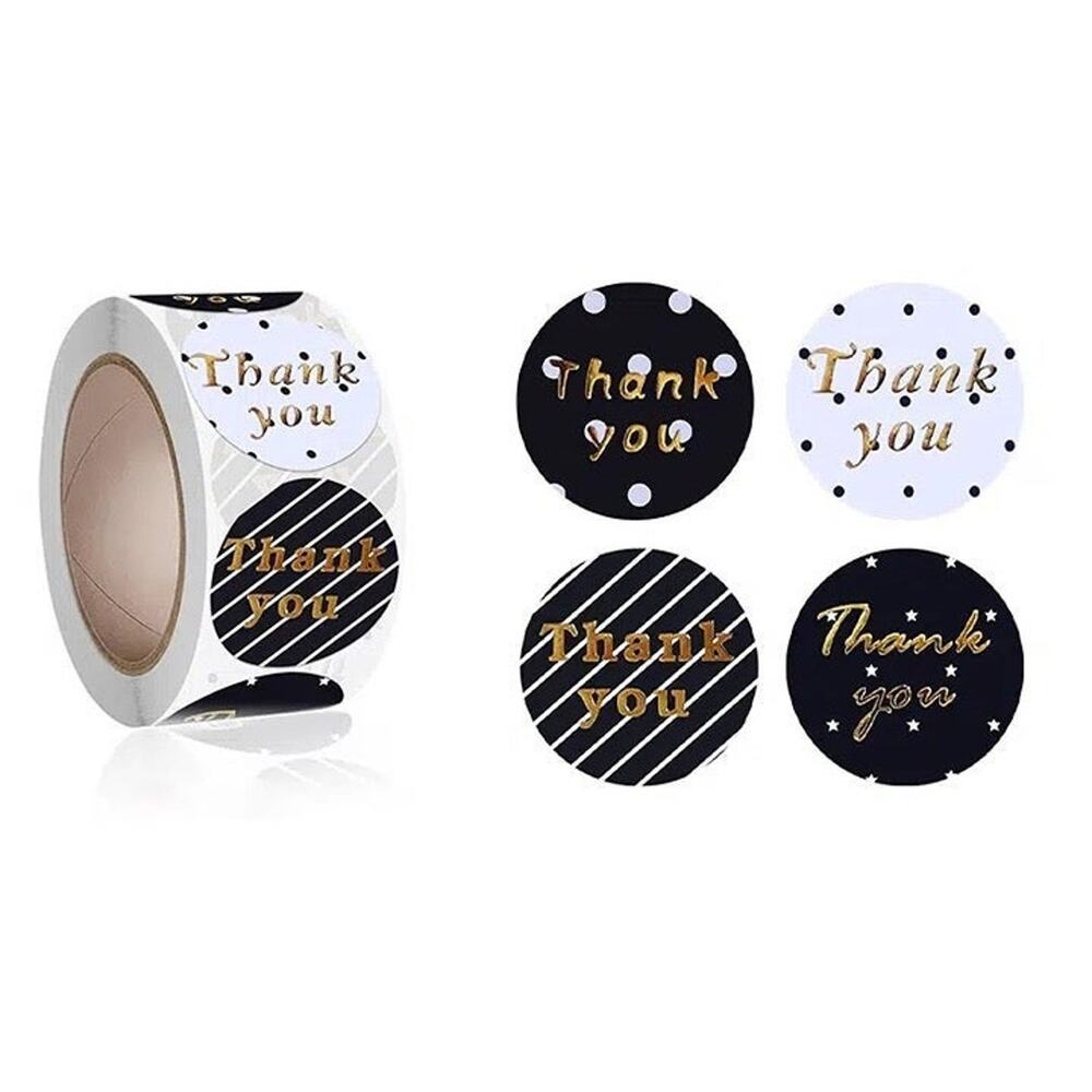 500 Thank You Stickers / packaging seal label